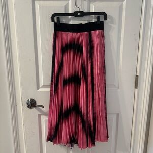 Alice and Olivia Pleated Maxi Skirt